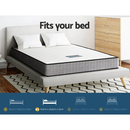 Giselle Bedding 13cm Mattress Tight Top King Single - Mekamart Australia