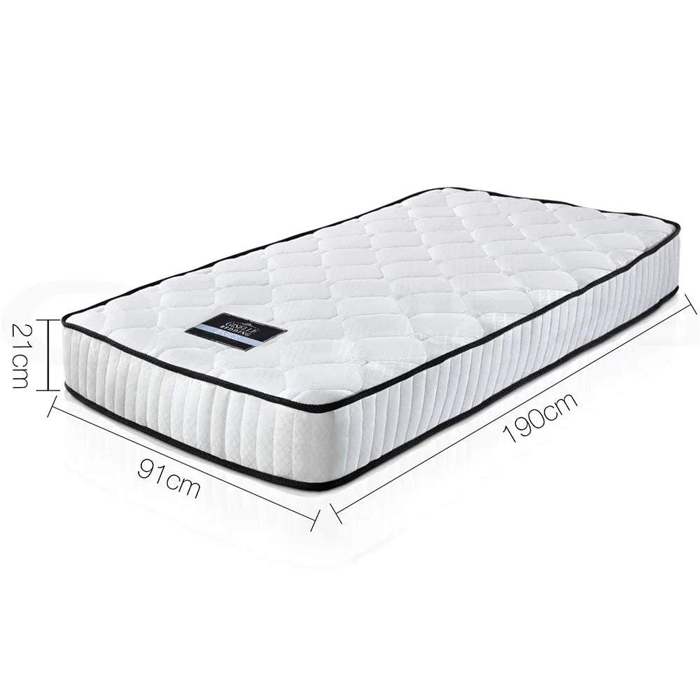 Giselle Bedding 21cm Mattress Tight Top Single - Mekamart Australia