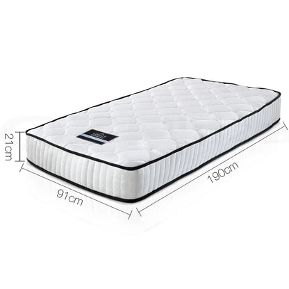Giselle Bedding 21cm Mattress Tight Top Single - Mekamart Australia