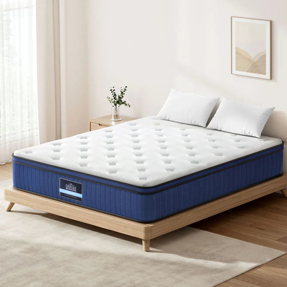 Giselle Bedding 34cm Mattress Cool Gel Memory Foam 7 Zone King - Mekamart Australia