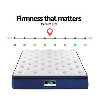 Giselle Bedding 34cm Mattress Cool Gel Memory Foam 7 Zone King - Mekamart Australia