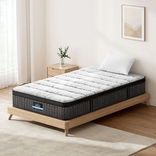 Giselle Bedding 34cm Mattress 9 Zone Latex Foam King Single - Mekamart Australia