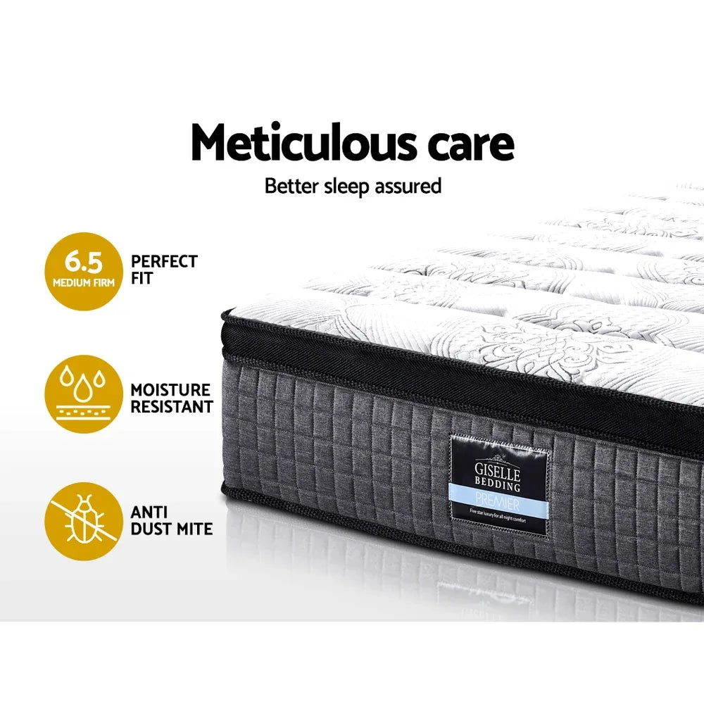 Giselle Bedding 34cm Mattress 9 Zone Latex Foam Single - Mekamart Australia