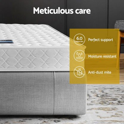 Giselle Bedding 13cm Mattress Tight Top King Single - Mekamart Australia