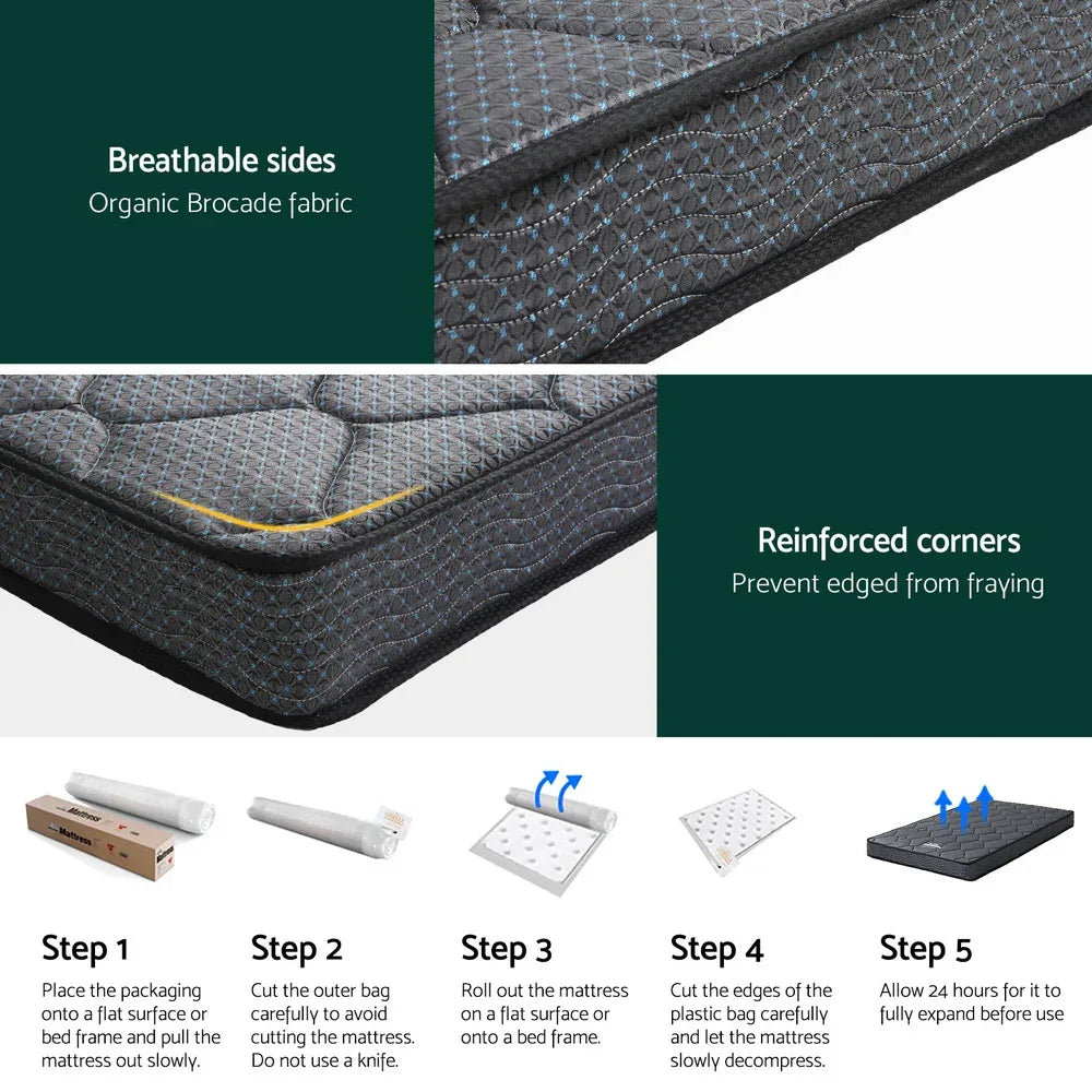16cm Mattress Giselle Bonnell Spring Single - Mekamart Australia