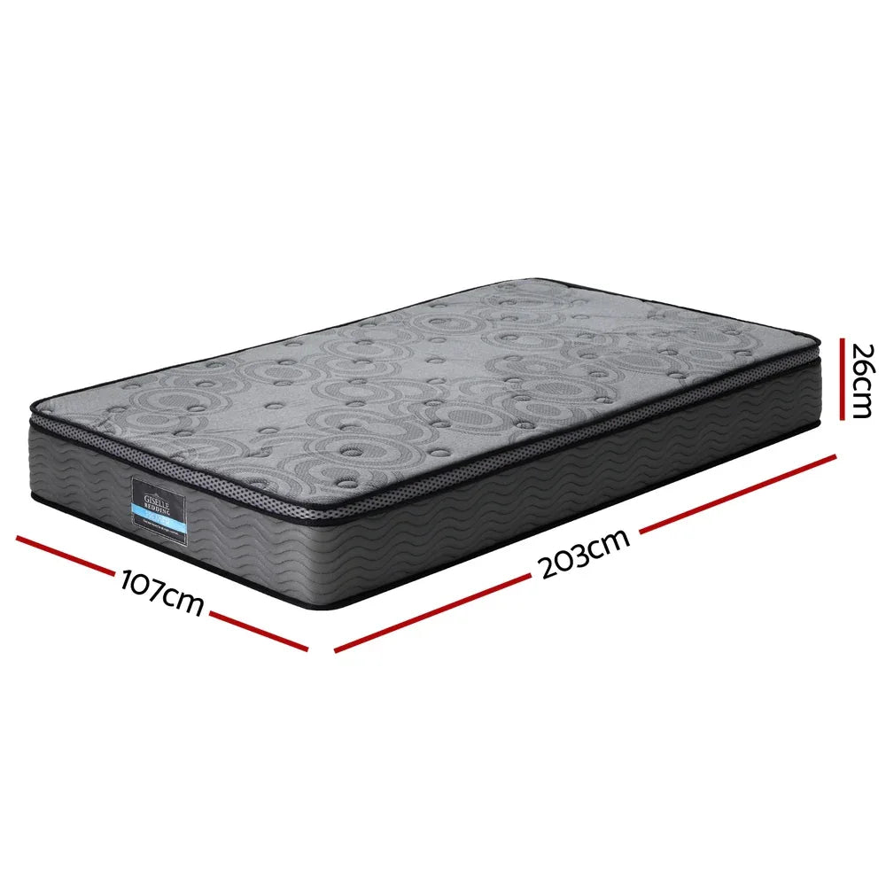 26cm Mattress Bed Giselle King Single - Mekamart Australia