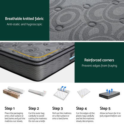 26cm Mattress Bed Giselle King Single - Mekamart Australia