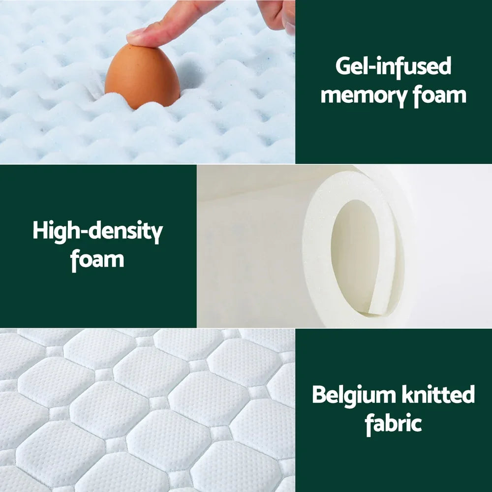 Giselle Mattress Cool Gel Foam 25cm Single - Mekamart Australia