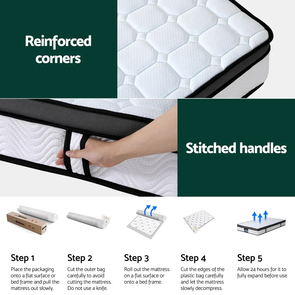 Giselle Mattress Cool Gel Foam 25cm Single - Mekamart Australia