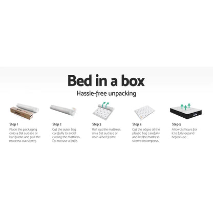 Giselle Bedding 32cm Mattress Extra Firm King - Mekamart Australia