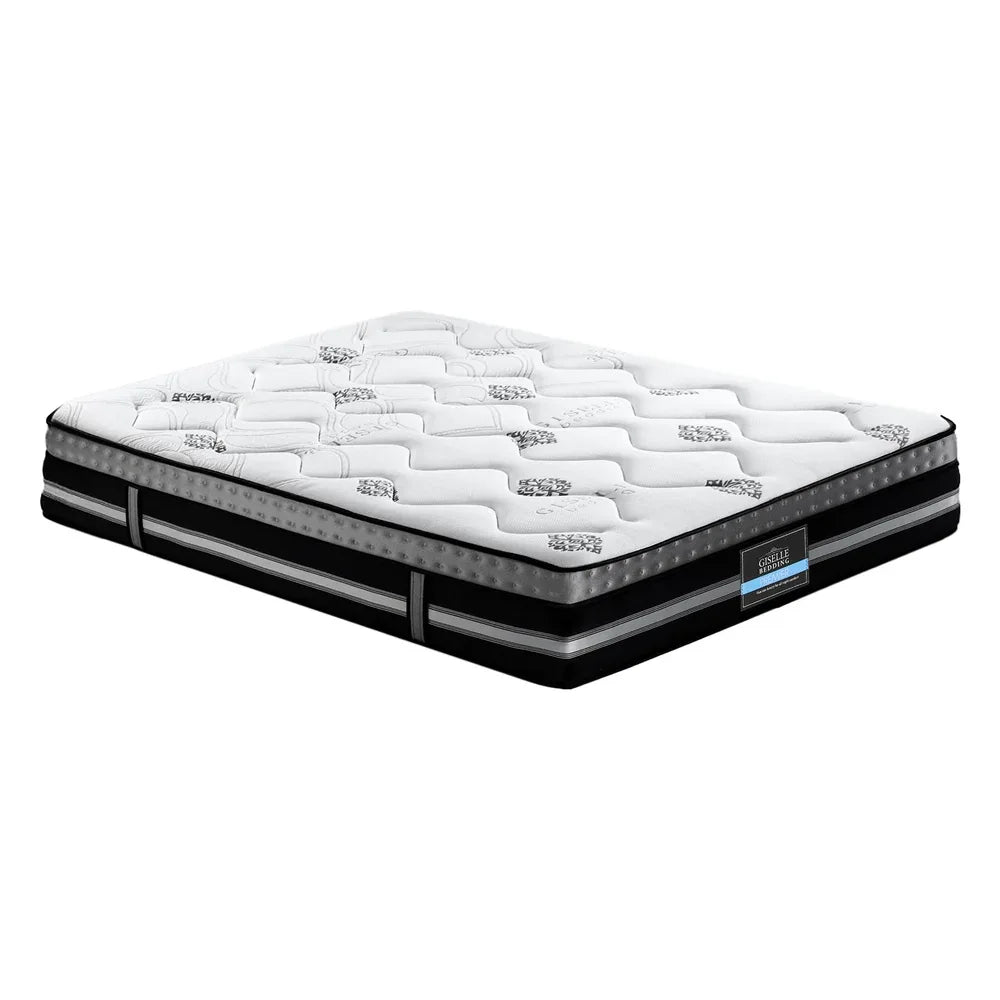 Giselle Bedding King Mattress 35cm Bed in a Box Pocket Spring Gel Memory Foam - Mekamart Australia