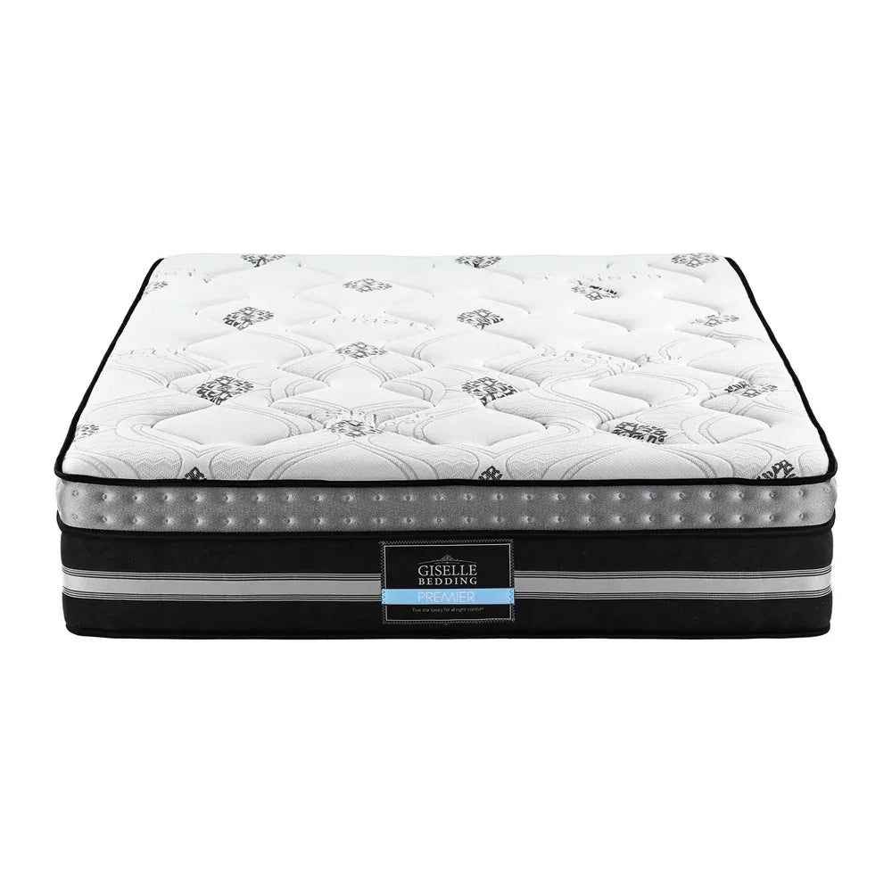 Giselle Bedding King Mattress 35cm Bed in a Box Pocket Spring Gel Memory Foam - Mekamart Australia