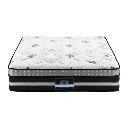 Giselle Bedding King Mattress 35cm Bed in a Box Pocket Spring Gel Memory Foam - Mekamart Australia