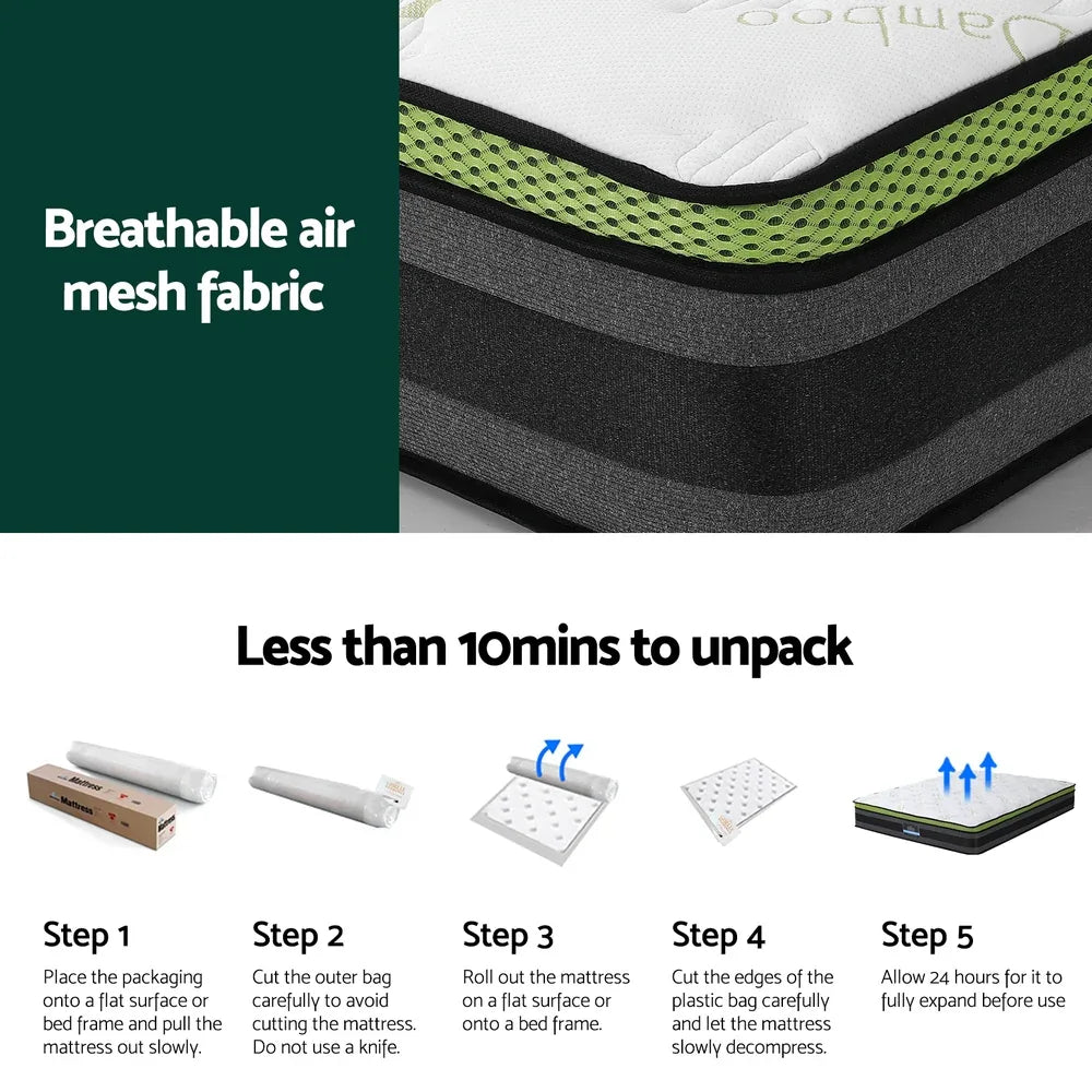 Giselle Mattress Cool Gel Foam 30cm King - Mekamart Australia