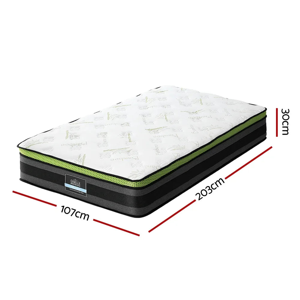 Giselle Mattress Cool Gel Foam 30cm King Single - Mekamart Australia
