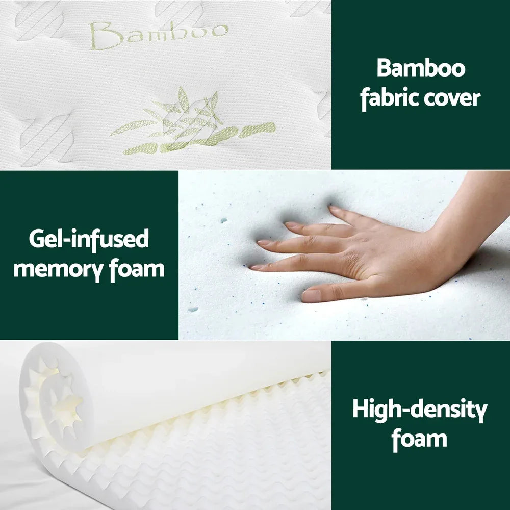 Giselle Mattress Cool Gel Foam 30cm King Single - Mekamart Australia