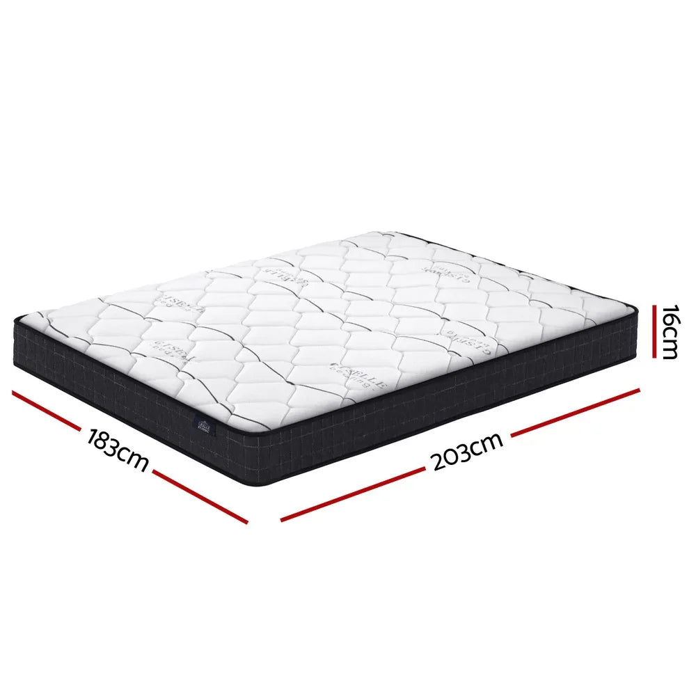 Giselle Bedding 16cm Mattress Medium Firm King - Mekamart Australia