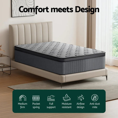 Bed Mattress Giselle 34cm Single - Mekamart Australia