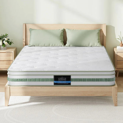 20cm Giselle Mattress King Green Tea Mattresses - Mekamart Australia