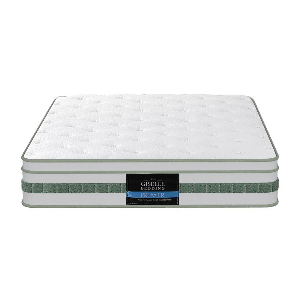20cm Giselle Mattress King Single Green Tea Mattresses - Mekamart Australia