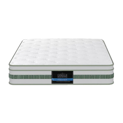 20cm Giselle Mattress King Single Green Tea Mattresses - Mekamart Australia