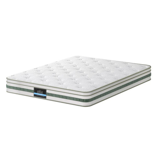 20cm Giselle Mattress Queen Green Tea Mattresses - Mekamart Australia
