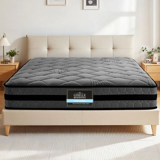 Giselle Bedding 22cm Mattress Medium Firm King - Mekamart Australia
