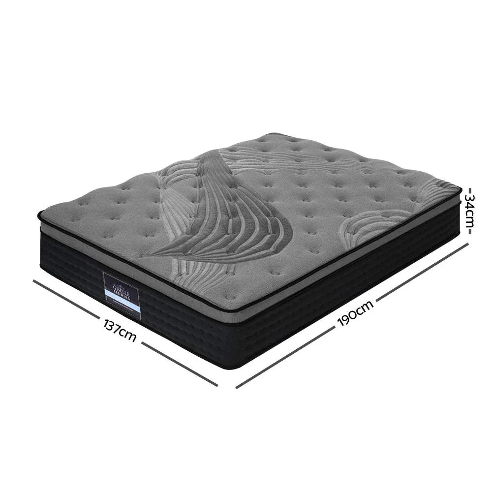 Giselle Bedding 34cm Mattress Bamboo Cover Double - Mekamart Australia