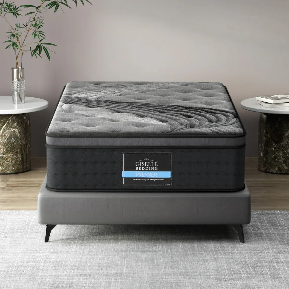 Giselle Bedding 34cm Mattress Bamboo Cover King Single - Mekamart Australia
