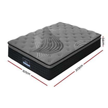 Giselle Bedding 34cm Mattress Bamboo Cover King Single - Mekamart Australia