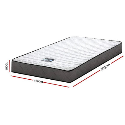 Giselle Bedding 16cm Mattress Tight Top King Single - Mekamart Australia