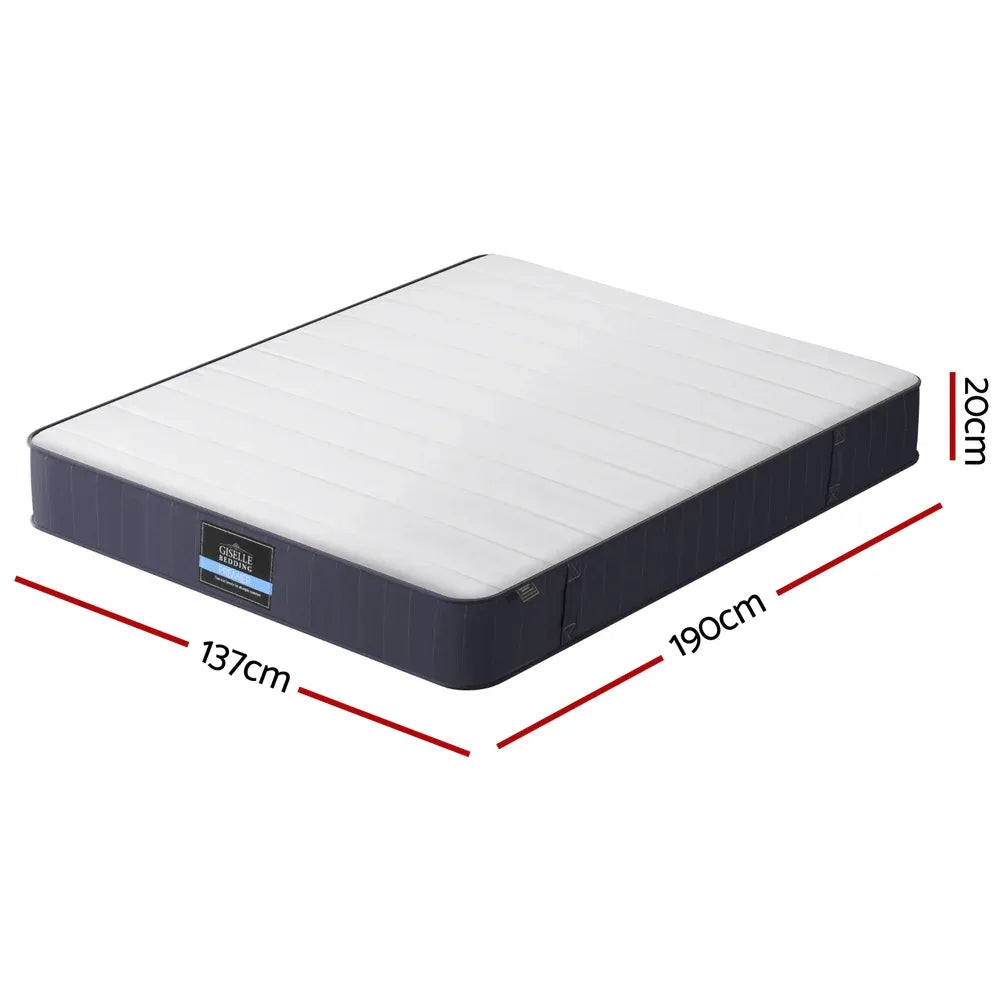 20cm Giselle Mattress Double Bed Pocket Spring Mattresses - Mekamart Australia