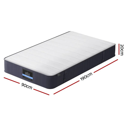 20cm Giselle Mattress Single Bed Pocket Spring Mattresses - Mekamart Australia
