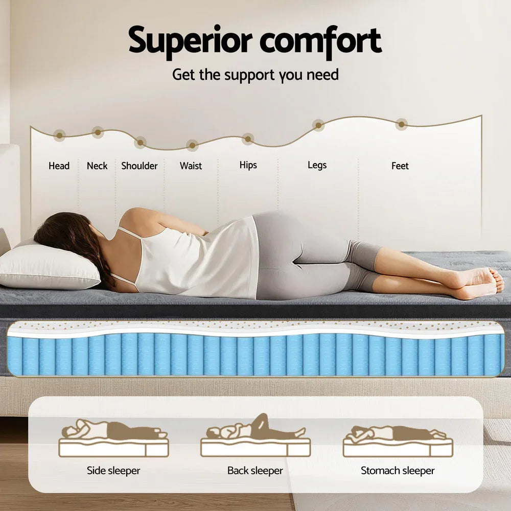 26cm Giselle Mattress Single Latex Foam Mattresses - Mekamart Australia