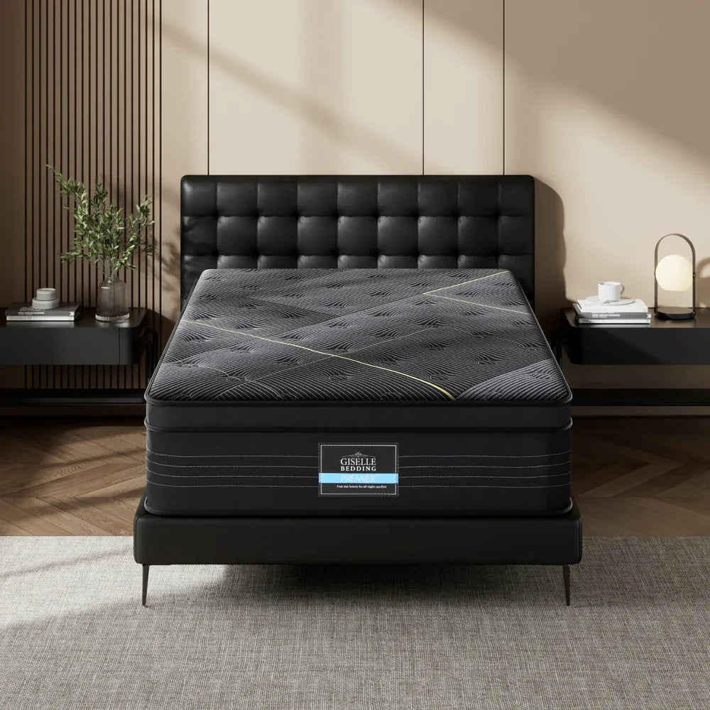 35cm Giselle Mattress King Single Bed Bamboo Pocket Firm Foam - Mekamart Australia