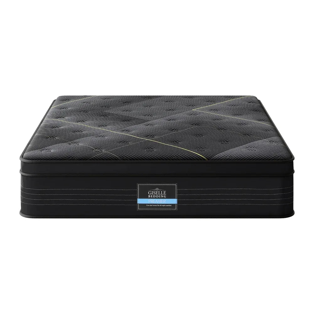 35cm Giselle Mattress Queen Bed Bamboo Pocket Firm Foam - Mekamart Australia