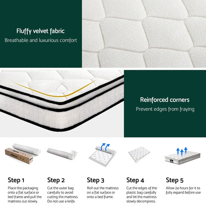 22cm Giselle Mattress Single Size - Mekamart Australia