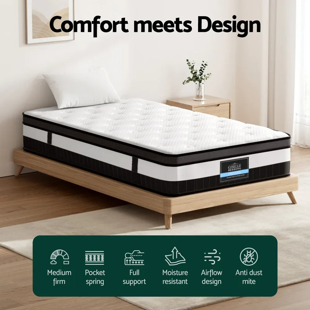 30cm Giselle Mattress Single Size - Mekamart Australia