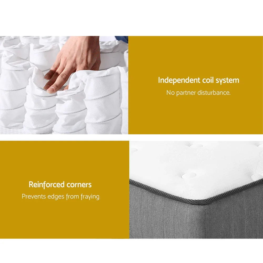 Giselle Bedding 23cm Mattress Extra Firm King Single - Mekamart Australia