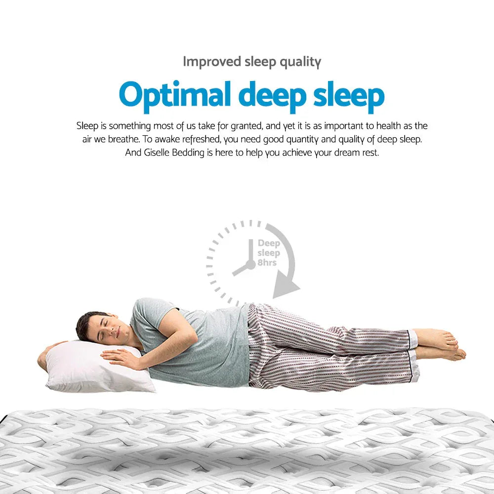 Giselle Bedding 24cm Mattress Super Firm Single - Mekamart Australia