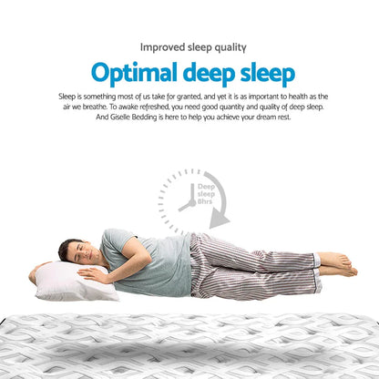Giselle Bedding 24cm Mattress Super Firm Single - Mekamart Australia