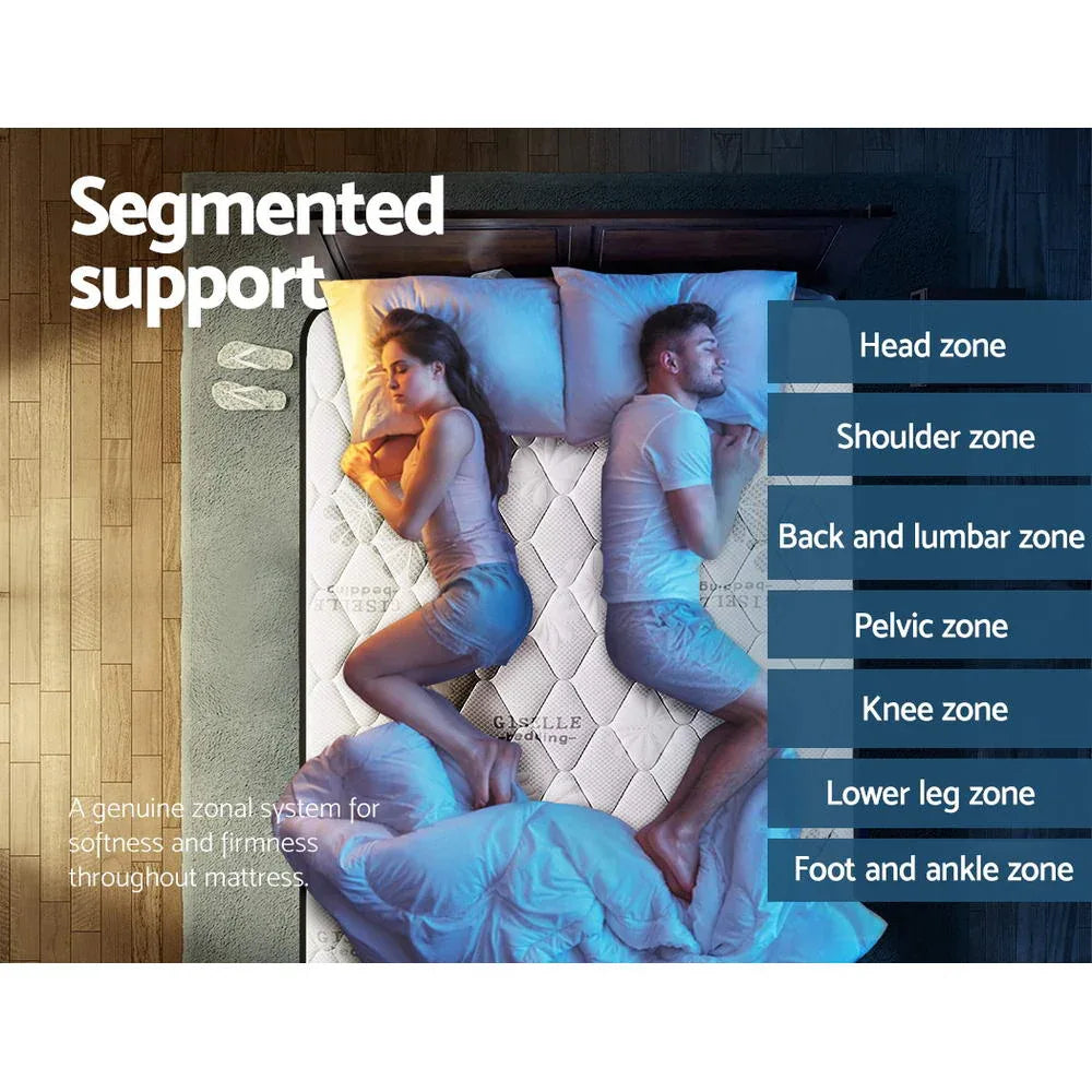Giselle Bedding 28cm Mattress Super Firm King Single - Mekamart Australia