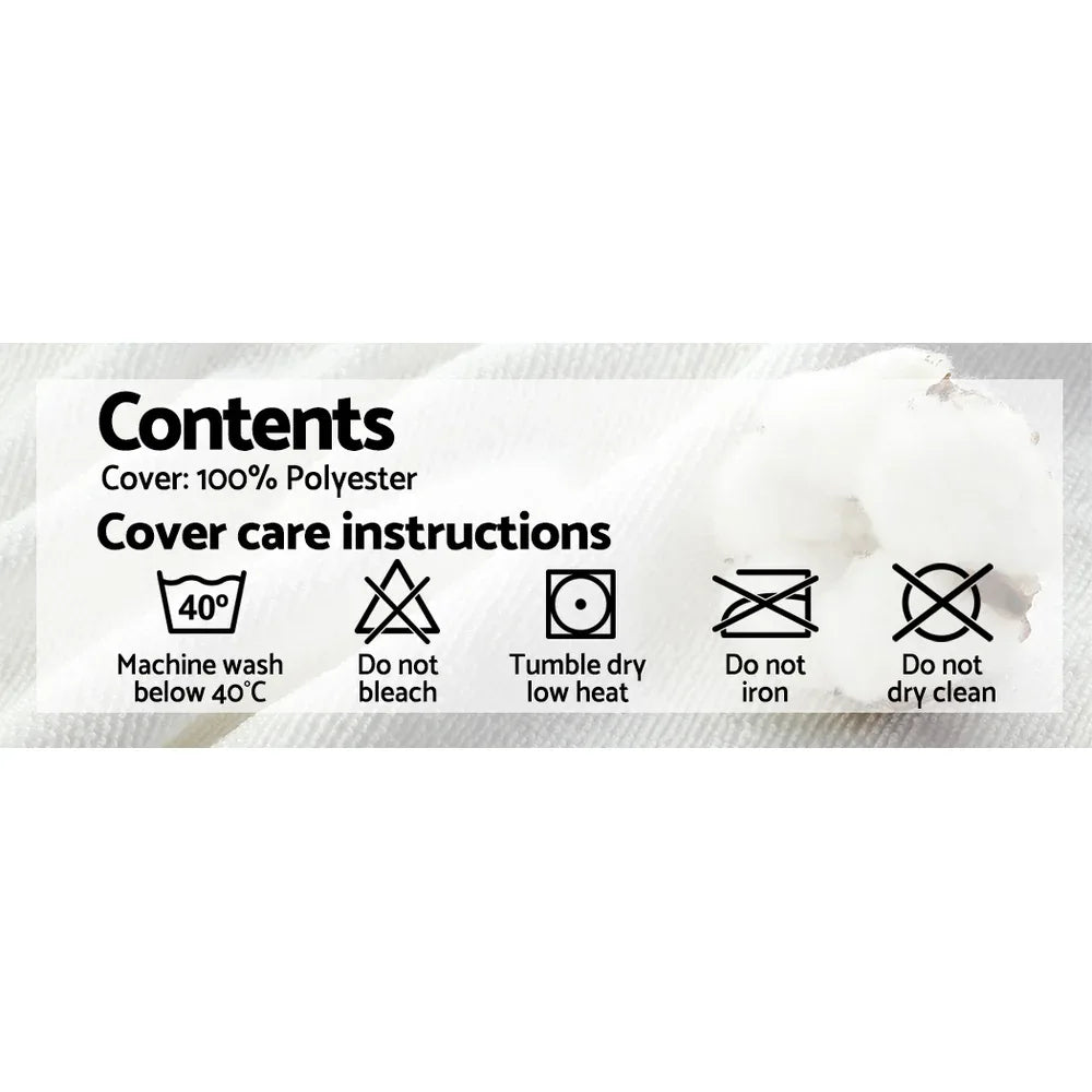 Giselle Bedding Memory Foam Pillow 19cm Thick Twin Pack - Mekamart Australia