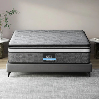 Giselle Bedding 34cm Mattress Double Layer Pocket Spring King - Mekamart Australia