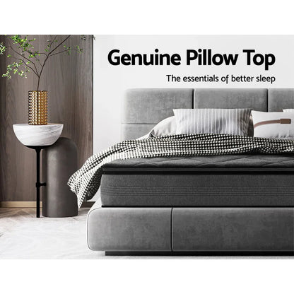 Giselle Bedding 18cm Mattress Pillow Top King Single - Mekamart Australia