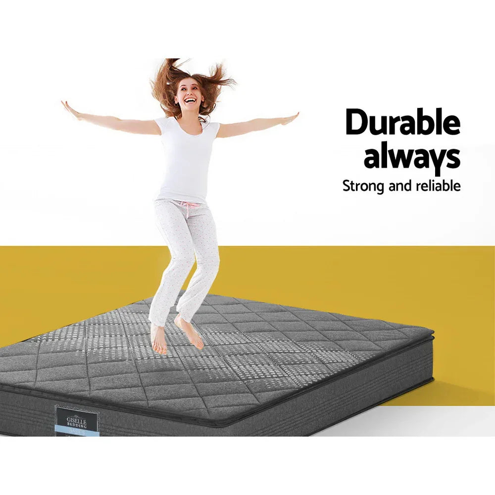 Giselle Bedding 18cm Mattress Pillow Top King Single - Mekamart Australia