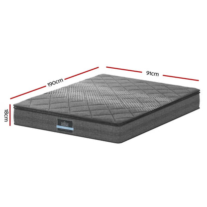 Giselle Bedding 18cm Mattress Pillow Top Single - Mekamart Australia