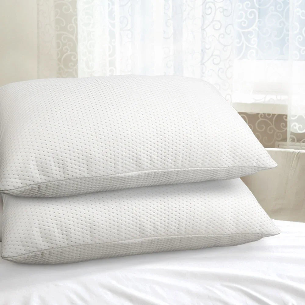 Giselle Bedding Memory Foam Pillow 13cm Thick Twin Pack - Mekamart Australia