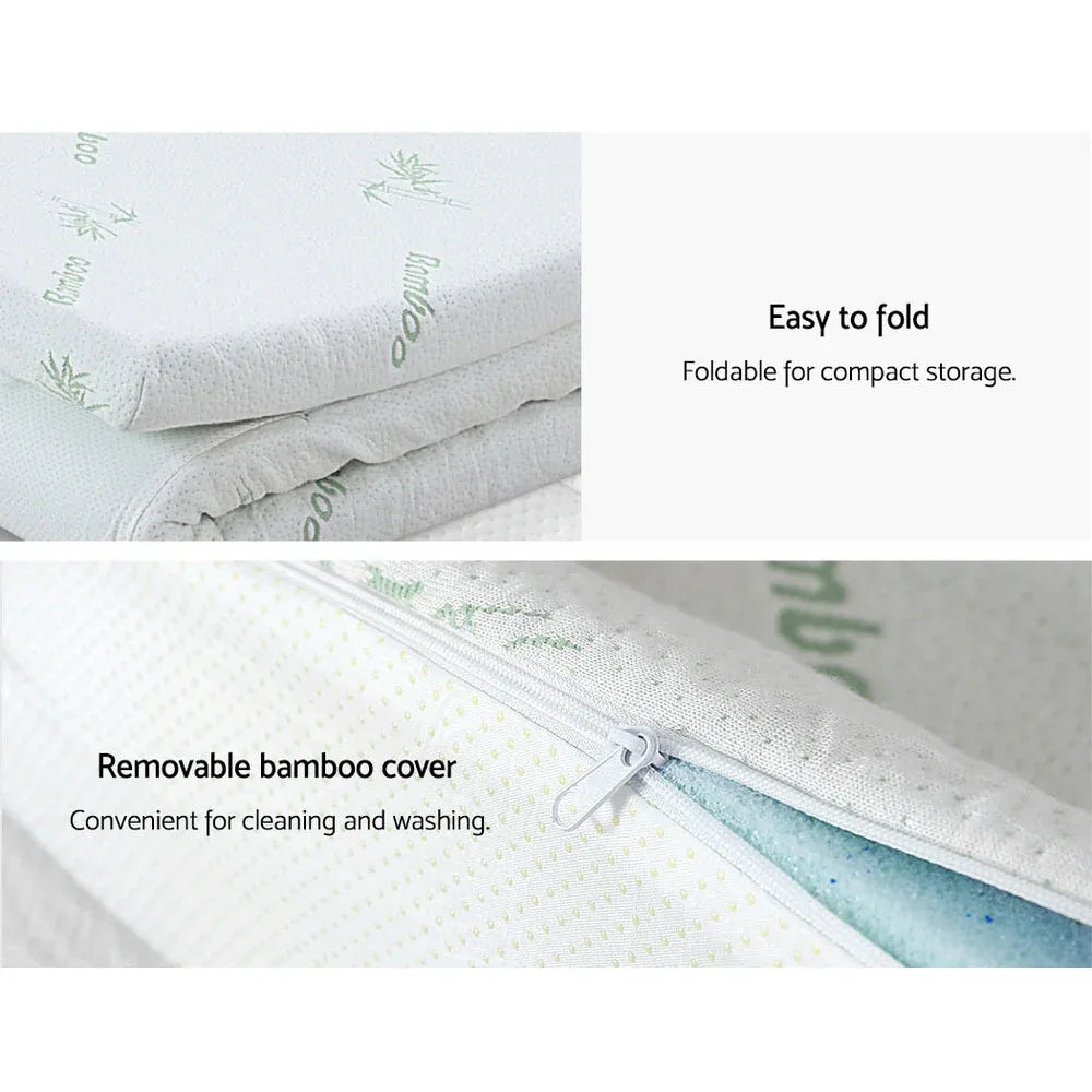 Giselle Bedding Memory Foam Mattress Topper 11-Zone 8cm King - Mekamart Australia