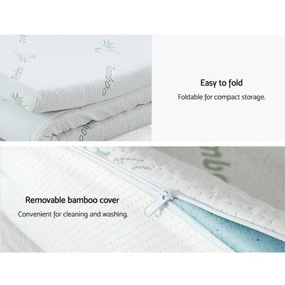 Giselle Bedding Memory Foam Mattress Topper 11-Zone 8cm King - Mekamart Australia